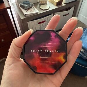 Fenty Beauty Octagonal Compact — Purple, Pink, Orange Marble Lid
